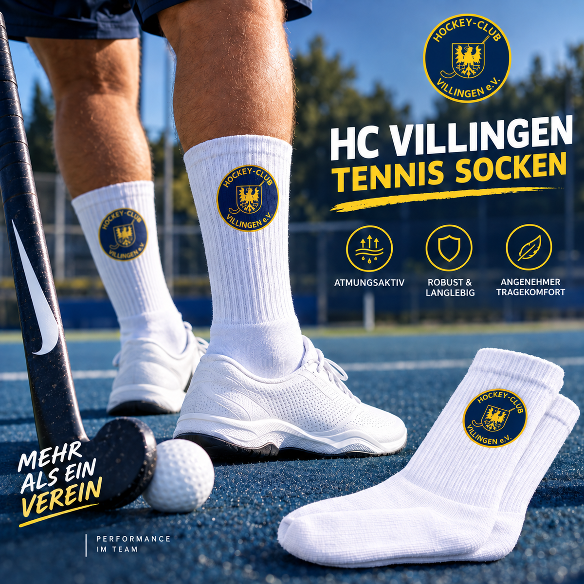 HCV - Tennis Socken Logo