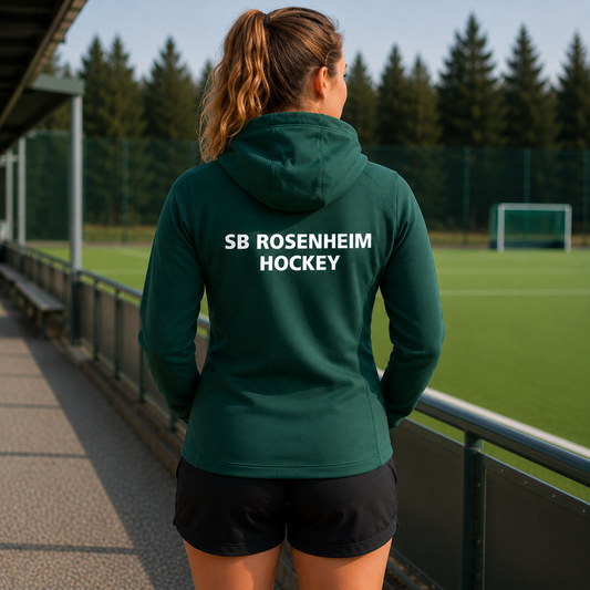SBR - Shift Hooded Full Zip Top Damen Grün