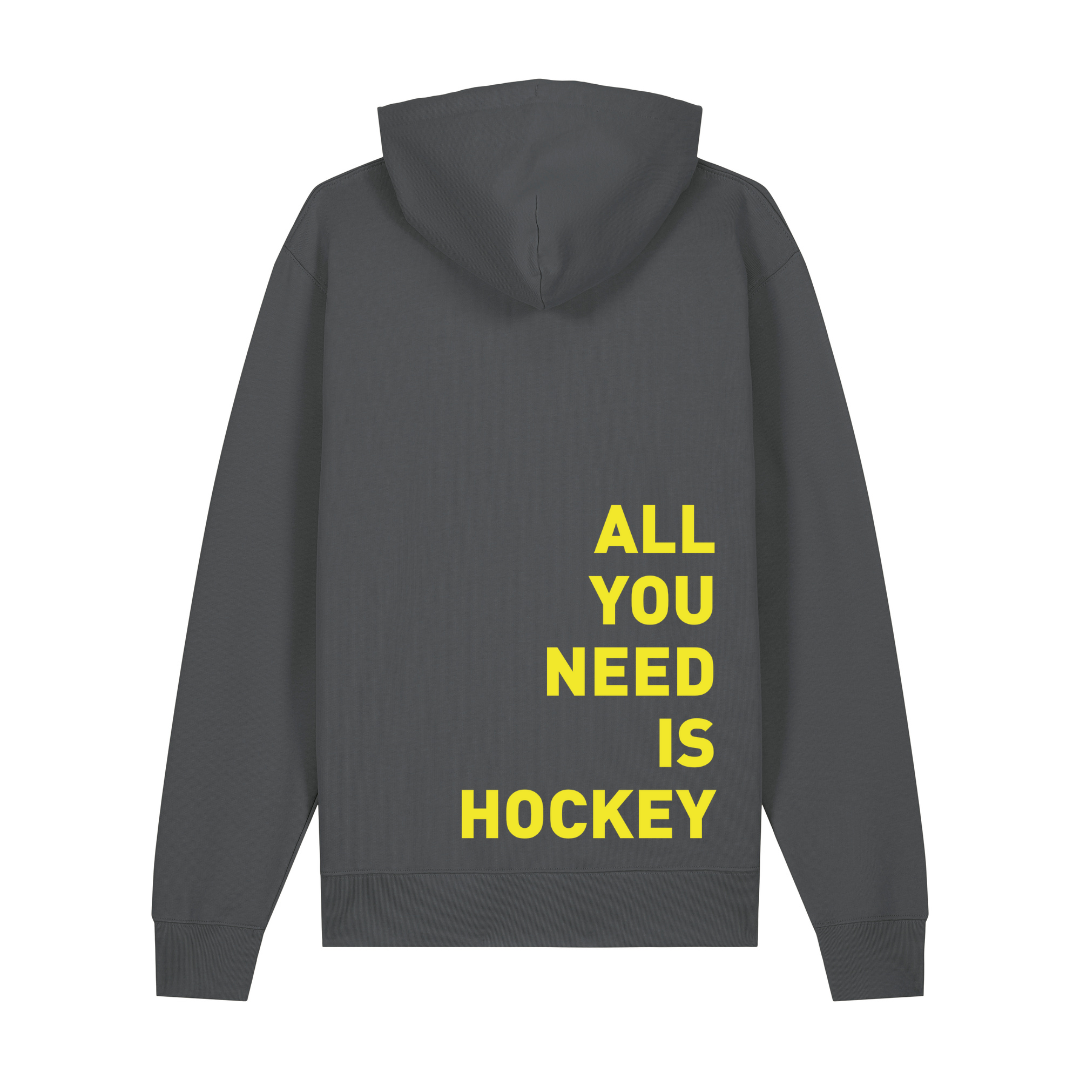 ETSV - All You Need is Hockey - Anthracite/ Neon Gelb