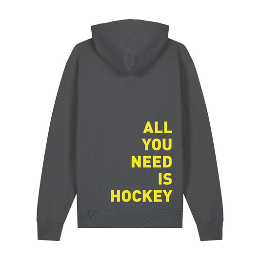 ETSV - All You Need is Hockey - Anthracite/ Neon Gelb