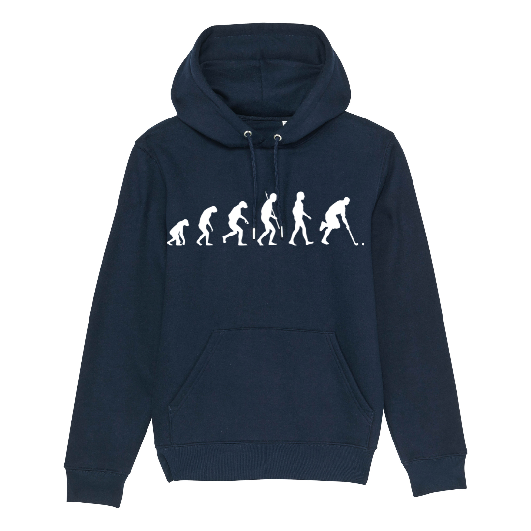 OurEvolution Hoodie Marine mit weißer Schrift