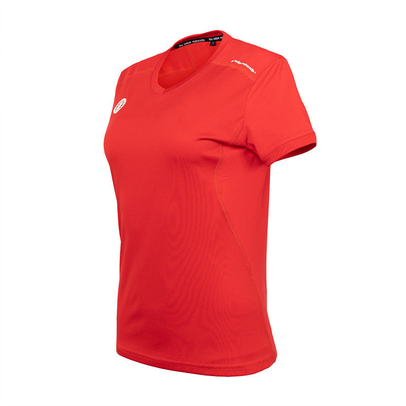 Indian - Jaipur women performance tee Red