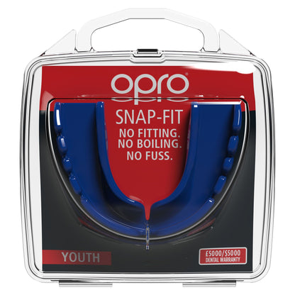 Opro - Snap-Fit Braces Mouthguard Blau