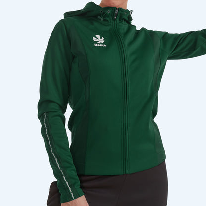 SBR - Shift Hooded Full Zip Top Damen Grün
