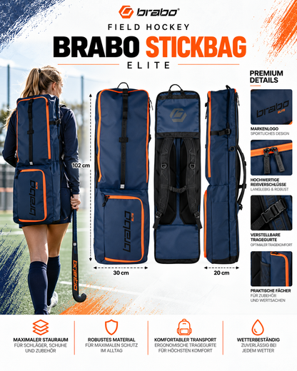 Brabo - Stickbag Elite Marine