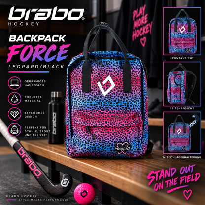 Brabo - Backpack Force Leopard/black