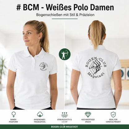 BCM - Weißes Polo Damen