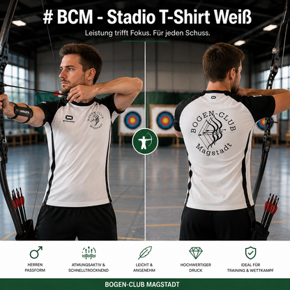 BCM - Wettkampf Stadio T-Shirt Weiß