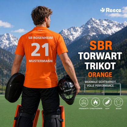 SBR - Torwart Trikot Unisex Orange Kurzarm