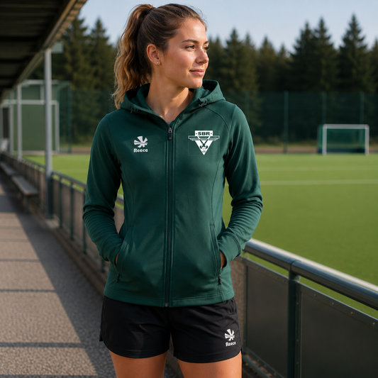 SBR - Shift Hooded Full Zip Top Damen Grün
