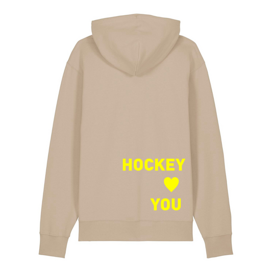ETSV - Hockey Loves You - Desert Dust/ Neon Gelb