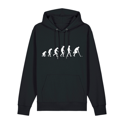 OurEvolution Hoodie Black mit Weißer Schrift
