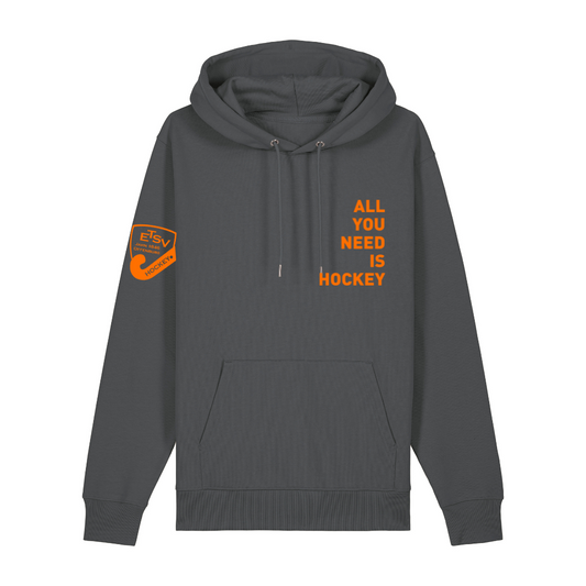 ETSV - All You Need is Hockey  - Anthracite/ Orange