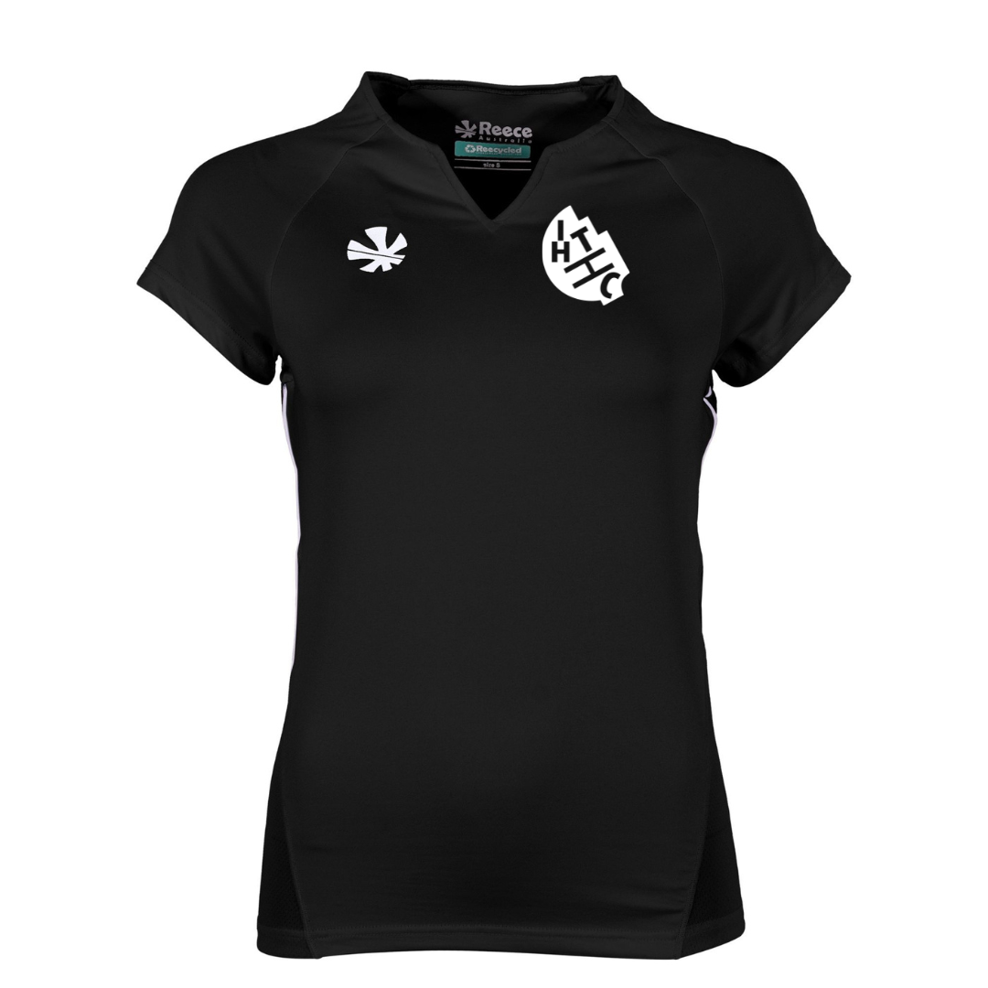 THC - Tennis Shirt Damen Schwarz&Weiß