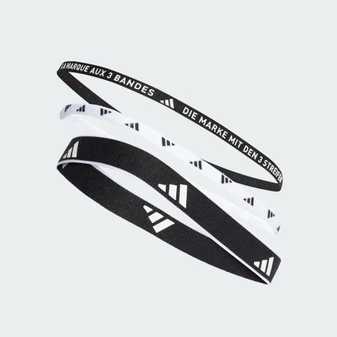 Adidas - Haarbänder Set Schwarz/ Weiß