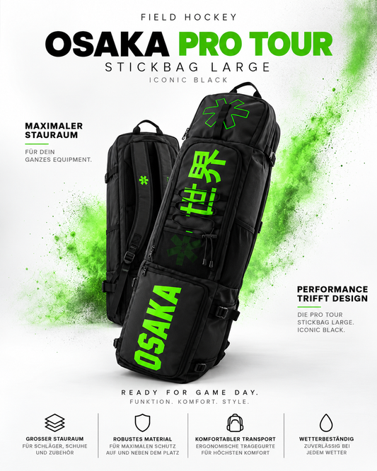 OSAKA - PRO TOUR STICKBAG LARGE Iconic Black