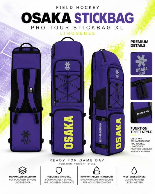 OSAKA - Schlägertasche PRO TOUR STICKBAG XL Limogenes