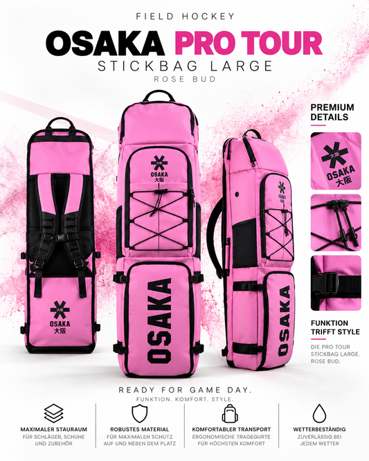 OSAKA - PRO TOUR STICKBAG LARGE - ROSE BUD