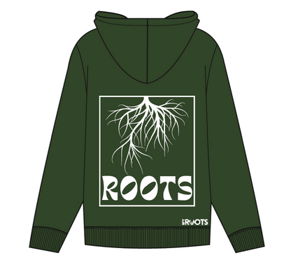 Roots - Hoodie Army Green