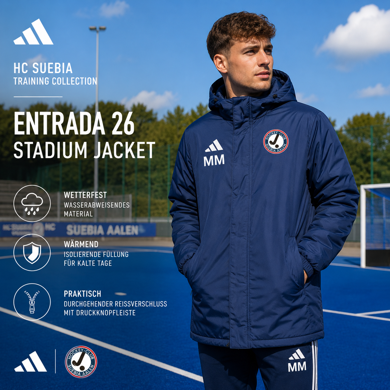 Suebia -  ENTRADA 26 STADIUM JACKET Marine