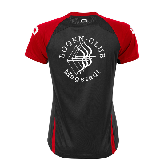 BCM - Stadio T-Shirt Damen Schwarz/ Rot