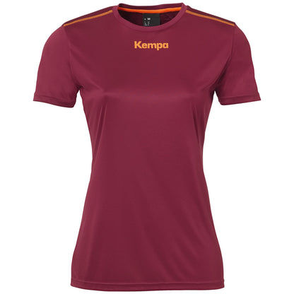 Kempa - POLY SHIRT WOMEN Weinrot