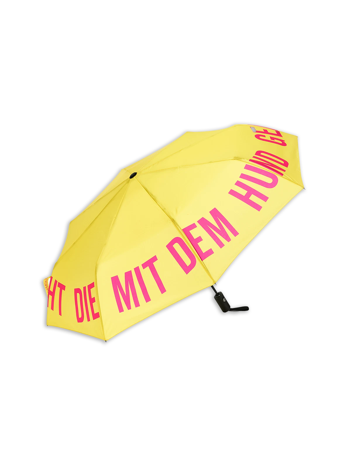 BeFamous -  Regenschirm DIE MIT DEM HUND GEHT-YELLOW