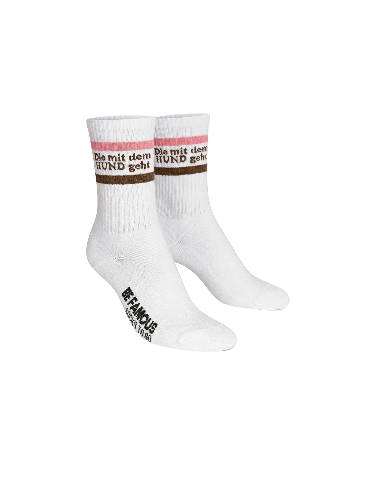 BeFamous -  Socks to go Statement Socken HUND GEHT