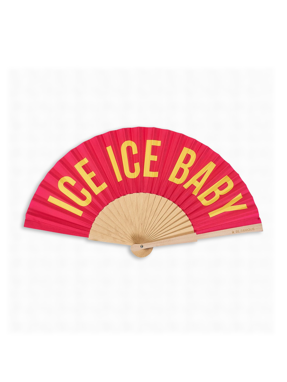 BeFamous - Handfächer inclusive Handykette ICE ICE BABY