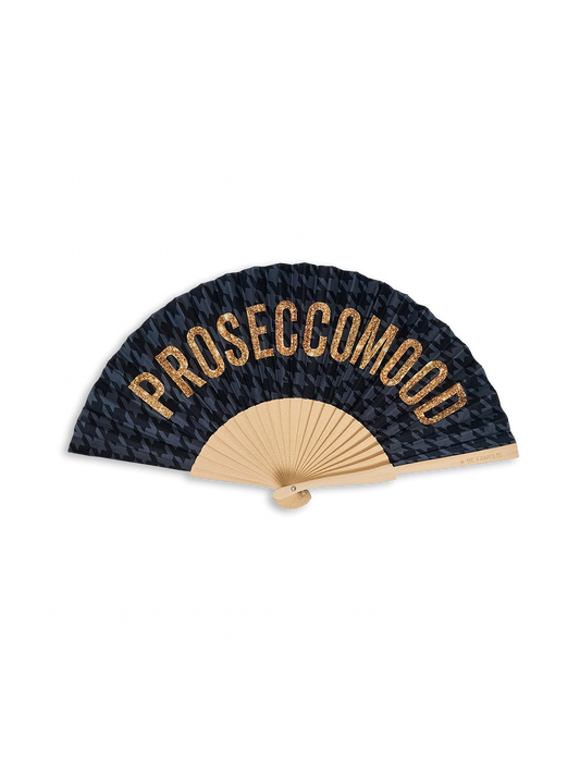 BeFamous - Handfächer inclusive Handykette PROSECCO MOOD