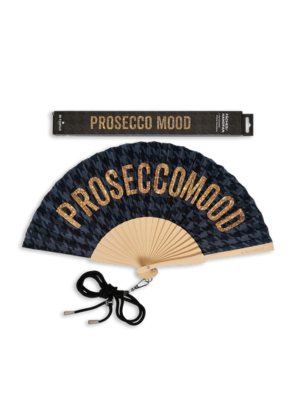 BeFamous - Handfächer inclusive Handykette PROSECCO MOOD