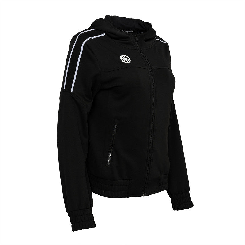 Indian - Jaipur women performance hooded jacket Black