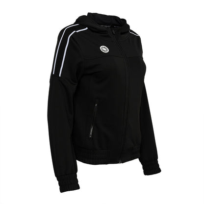 Indian - Jaipur women performance hooded jacket Black