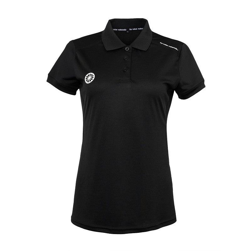 Indian - Jaipur women performance polo Black