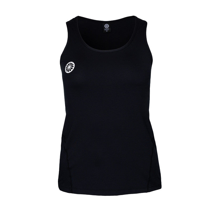 Indian - Women performance tank Schwarz