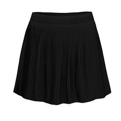 Indian - Women fine pleated skirt Schwarz