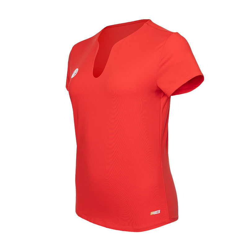 Indian - Women breeze tee Red