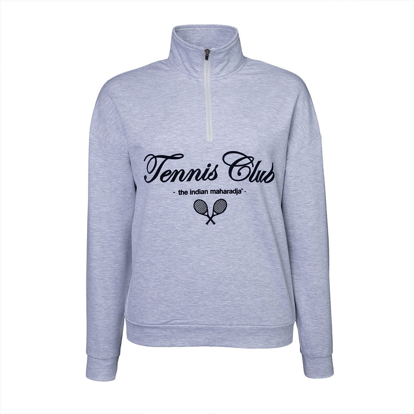 Indian - Women half zip sweater
