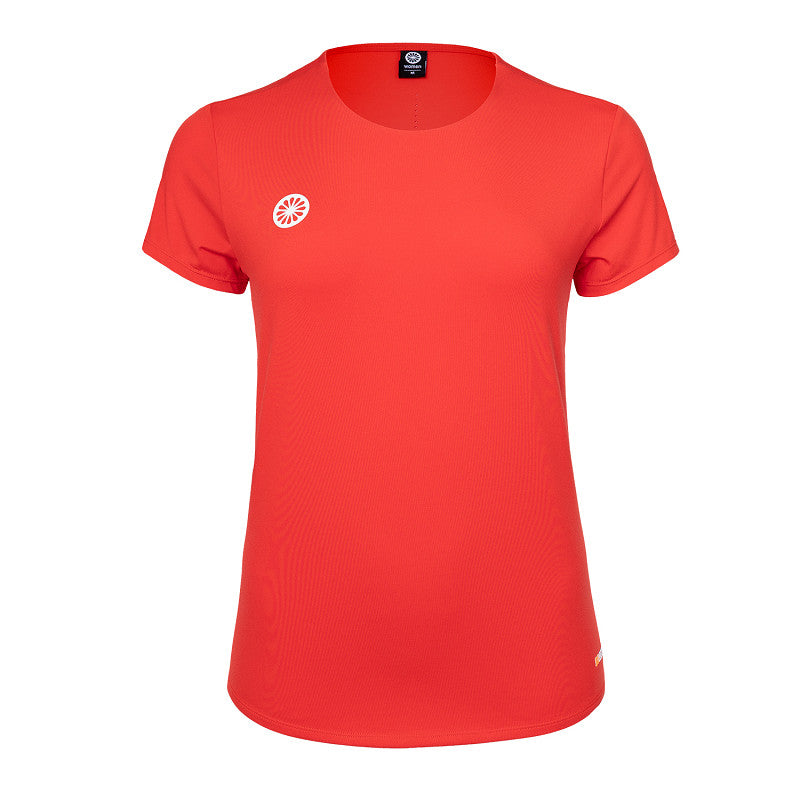 Indian - Women breeze round neck tee Red