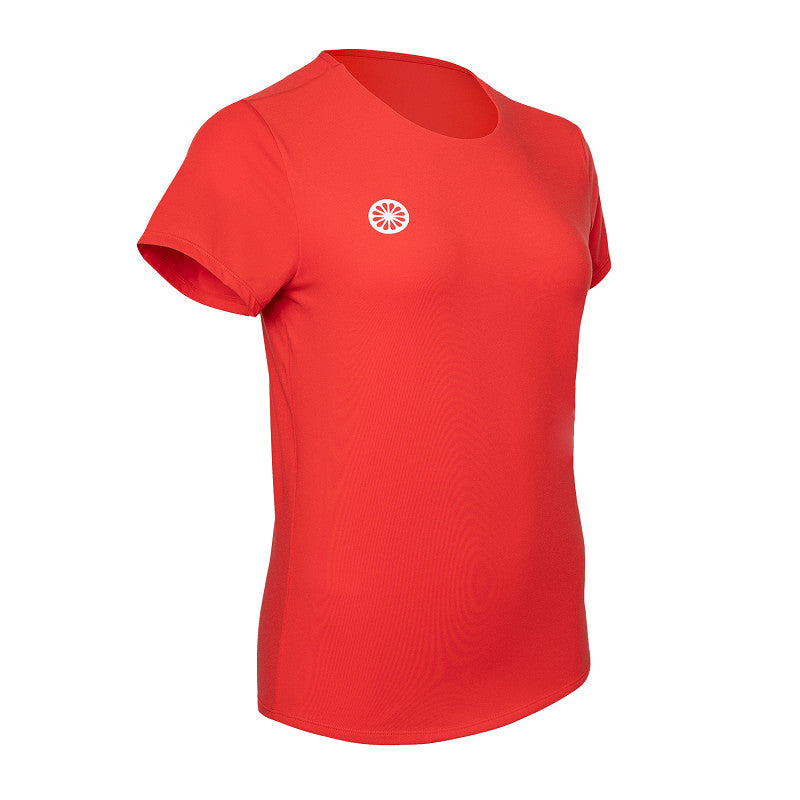 Indian - Women breeze round neck tee Red