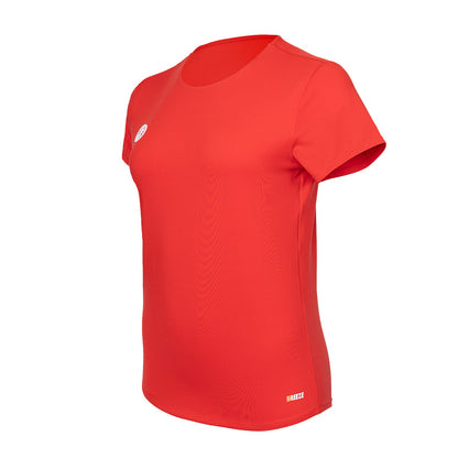 Indian - Women breeze round neck tee Red